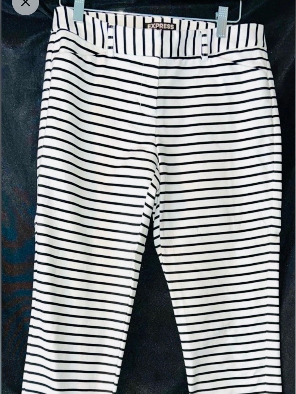 Express striped Editor pants. Size 4
